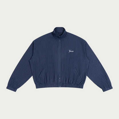 Pinstripe Track Jacket