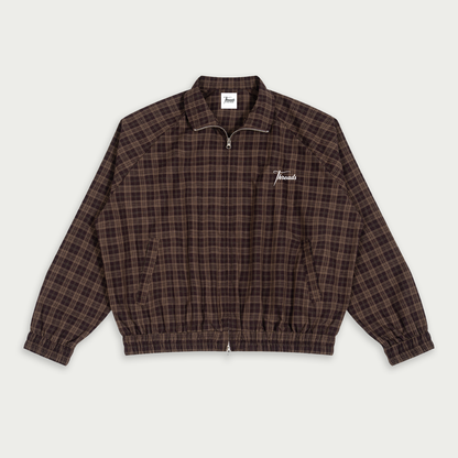 Checked Track Jacket