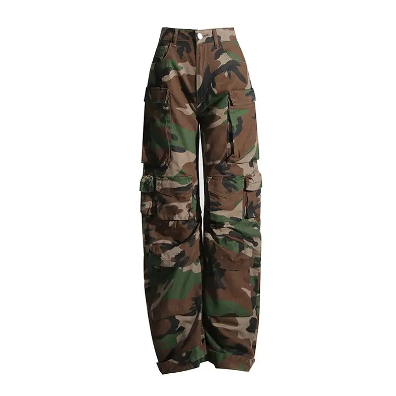 Relaxed Camo Cargo Pants