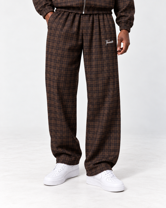 Checked Track Bottoms