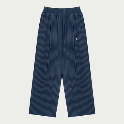 Pinstripe Track Bottoms