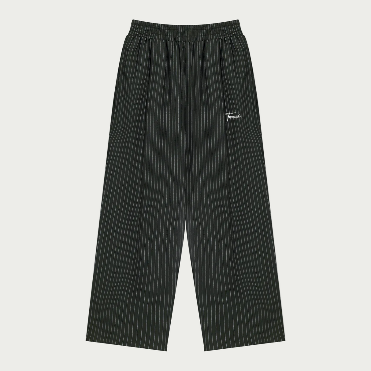 Pinstripe Track Bottoms