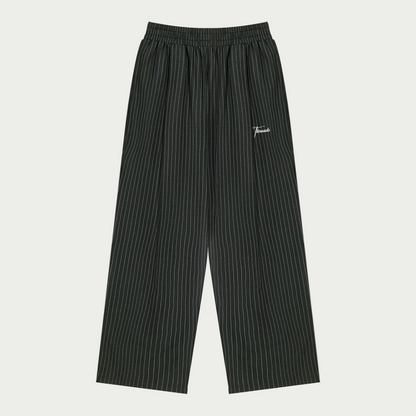 Pinstripe Track Bottoms