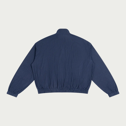 Pinstripe Track Jacket