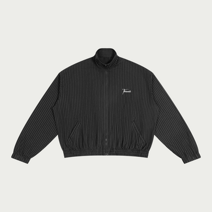 Pinstripe Track Jacket