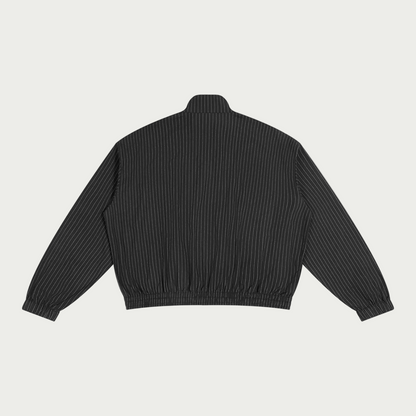 Pinstripe Track Jacket